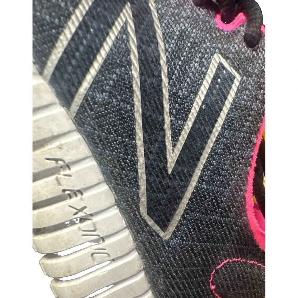 New Balance FuelCore Nergize Womens 7.5 Black Pink Slip On Running Shoes W730LB3